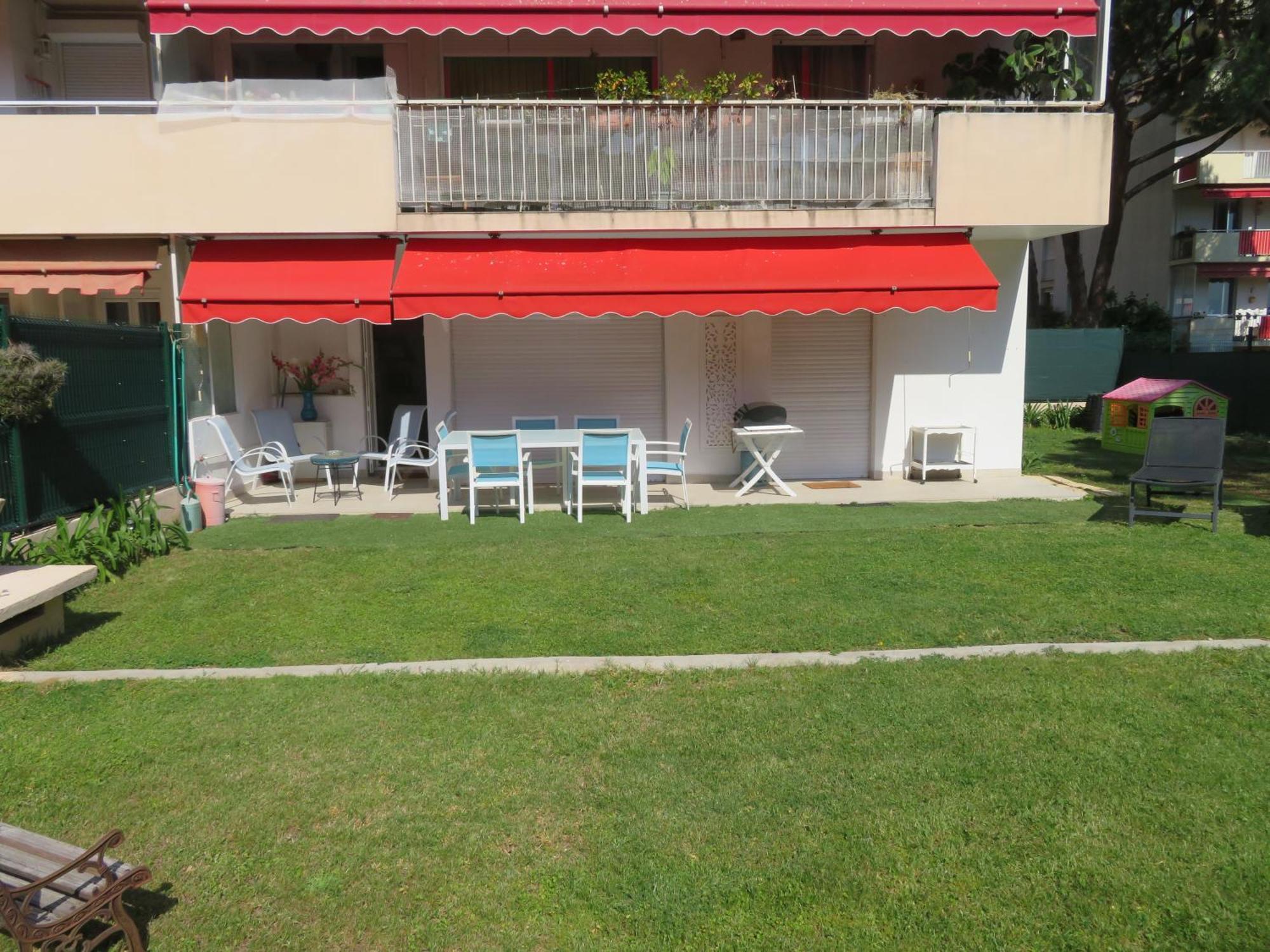 Superbe Rez De Jardin Dans Residence Au Calme Nice Exterior foto