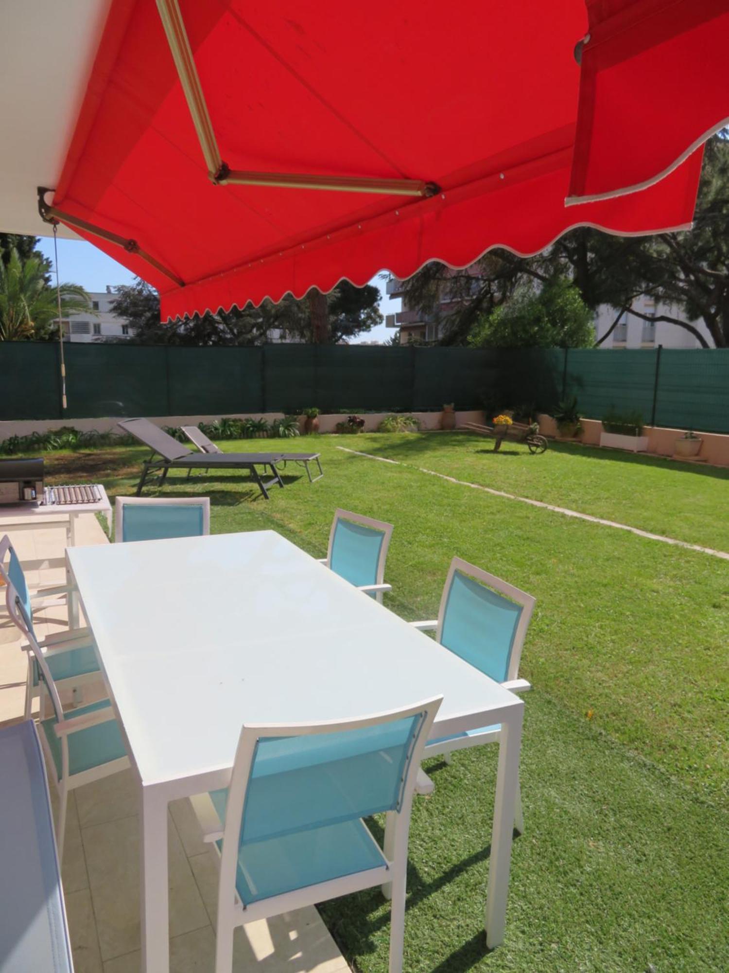 Superbe Rez De Jardin Dans Residence Au Calme Nice Exterior foto